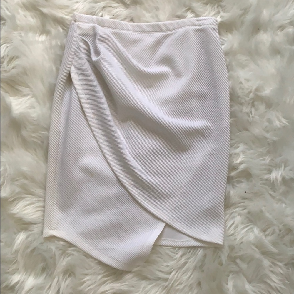 White skirt